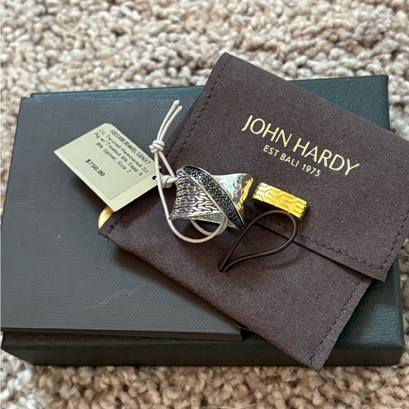 NWT John Hardy Sterling Silver Pave Ring Size 7 - Picture 13 of 16